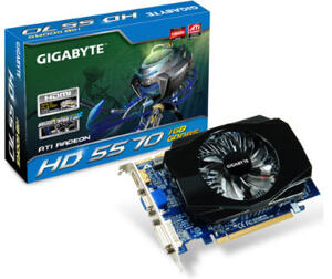 Card đồ họa (VGA Card) Gigabyte GV-R557D5 - ATi Radeon HD 5570, GDDR5, 1GB, 128-bit, PCI E 2.1