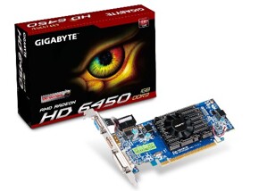 Card đồ họa (VGA Card) Gigabyte GV-R645OC-1GI - AMD Radeon HD 6450, GDDR3 1GB, 64 bit, PCI-E 2.1