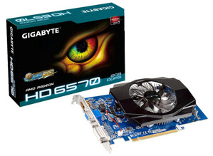 Card đồ họa (VGA Card) Gigabyte GV-R657D3 - ATI Radeon HD 6570, GDDR3, 2GB, 128-bit, PCI Express 2.1