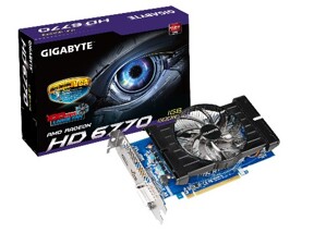 Card đồ họa (VGA Card) Gigabyte GV-R677D5-1GD - AMD Radeon HD 6670, GDDR5, 1GB, 128 bit, PCI-E 2.1