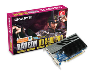 Card đồ họa (VGA Card) Gigabyte GV-RX24P256H 256MB - ATI Radeon X2400 PRO, GDDR2 ,256MB , 64bit, PCI Express x16