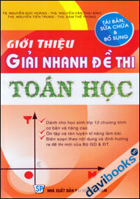 Giới Thiệu Giải Nhanh Đề Thi Toán Học