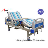 Giường bệnh nhân 3 tay quay Akiko A83