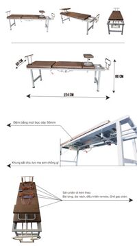 Giường kéo giãn cột sống bằng điện TK-04