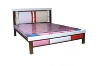 Giường sắt hộp vuông 1m2 gs5