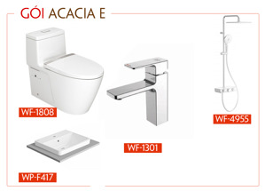 Gói combo American Standard VF - 1808 + WP - F417 + WF - 1301 + WF - 4955