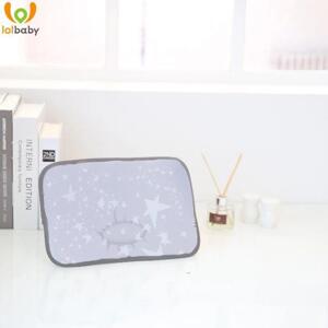 Gối sơ sinh chống móp đầu LOLBaby Galaxy Star Grey