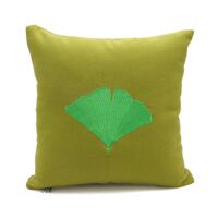 Gối trang trí sofa Soft Decor 40 Green Gingkgo 40x40x15cm