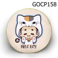 Gối tròn Cậu bé mèo - GOCP158