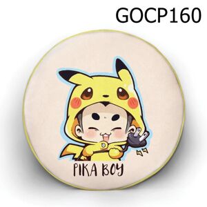 Gối tròn Cậu bé pikachu - GOCP160