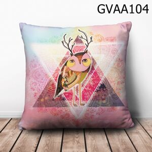 Gối tròn chim cú đeo sừng hươu - GVAA104