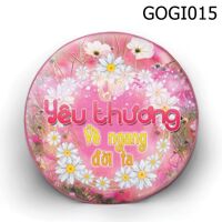 Gối tròn Chờ yêu thương về ngang đời ta - GOGI015