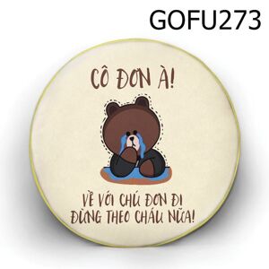 Gối tròn Cô đơn à! - GOFU273