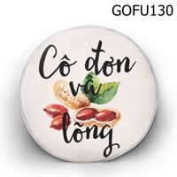 Gối tròn Cô đơn và lạc lõng - GOFU130