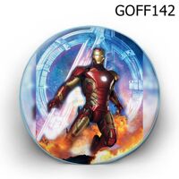 Gối tròn Iron Man trong biển lửa - GOFF142