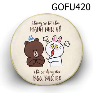 Gối tròn không sợ kẻ thù mạnh như hổ - GOFU420