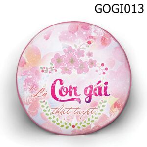 Gối tròn Là con gái thật tuyệt - GOGI013