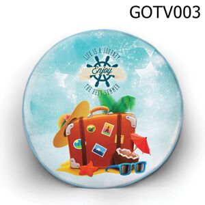 Gối tròn Life is a Journey - GOTV003