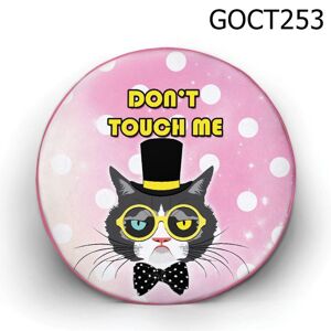 Gối tròn Mèo Don't touch me - GOCT253