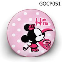 Gối tròn Minnie hôn - GOCP051