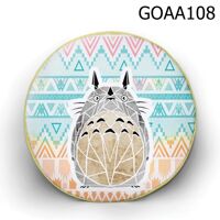 Gối tròn Totoro vẽ nền hoạ tiết - GOAA108