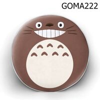 Gối tròn Totoro xám mặt cười - GOMA222