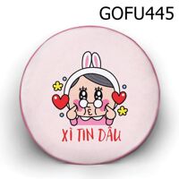 Gối tròn Xì tin dâu - GOFU445