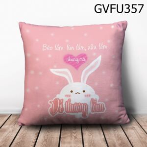 Gối vuông Béo lắm lùn lắm xấu lắm - GVFU357