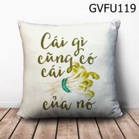 Gối vuông Cái gì cũng có cái giá của nó - GVFU119