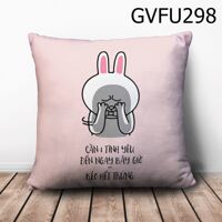 Gối vuông Cần một tình yêu - GVFU298