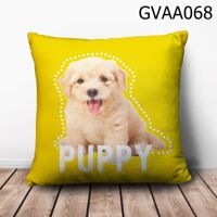 Gối vuông Chó Puppy - GVAA068