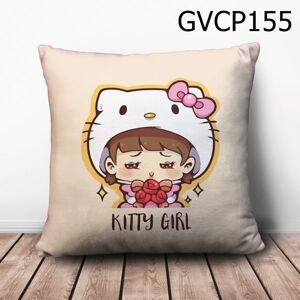 Gối vuông Cô bé Kitty - GVCP155