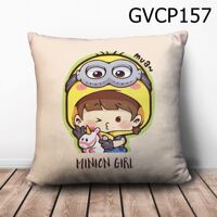 Gối vuông Cô bé minions - GVCP157