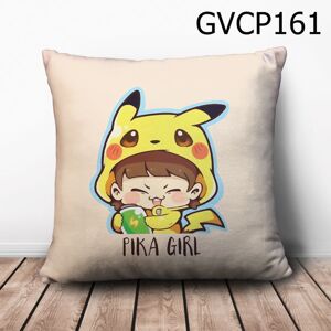 Gối vuông Cô bé pikachu - GVCP161