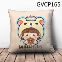 Gối vuông Cô bé Rilakkuma - GVCP165