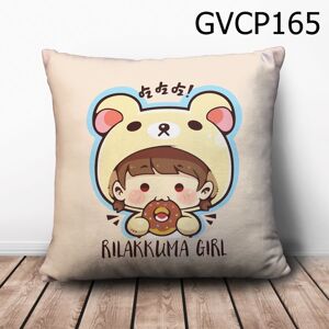 Gối vuông Cô bé Rilakkuma - GVCP165