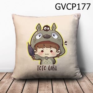 Gối vuông Cô bé Totoro - GVCP177