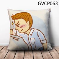 Gối vuông Đánh yêu - GVCP063