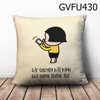 Gối vuông Gặp chuyện bất bình - GVFU430