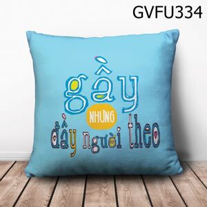 Gối vuông Gầy nhưng đầy người theo - GVFU334