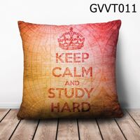 Gối vuông Keep calm and study hard - GVVT011