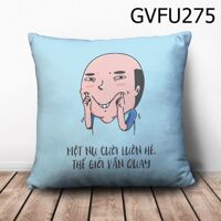 Gối vuông một nụ cười luôn hé - GVFU275