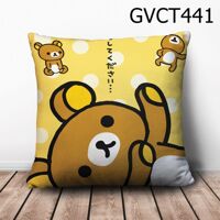 Gối vuông Rilakkuma giơ tay - GVCT441