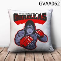 Gối vuông tinh tinh đấm bốc Gorillas - GVAA062