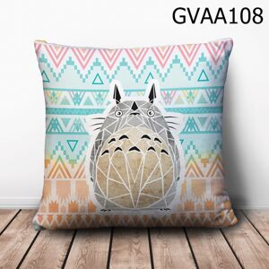 Gối vuông totoro vẽ nền hoạ tiết - GVAA108