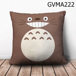 Gối vuông Totoro xám mặt cười - GVMA222