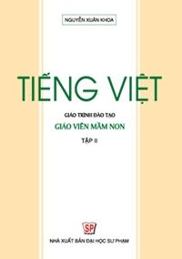 GT tiếng việt tập 2 dành cho giáo viên mầm non