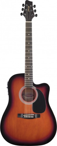 Đàn Guitar Acoustic Stagg SW203CETU - Màu N/ BK/ VS