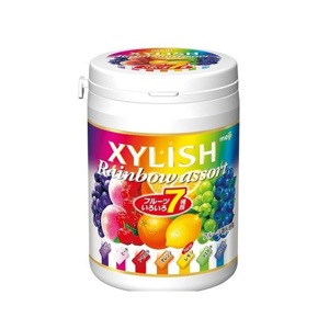 Gum trái cây Xylish Rainbow Meiji 117g