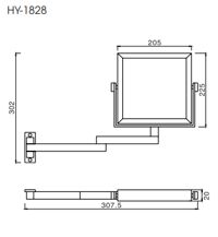 Gương treo tường ATMOR HY-1828